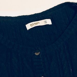 Old Navy Sweaters - Black cableknit cardigan Old Navy Sweaters - Black cableknit cardigan